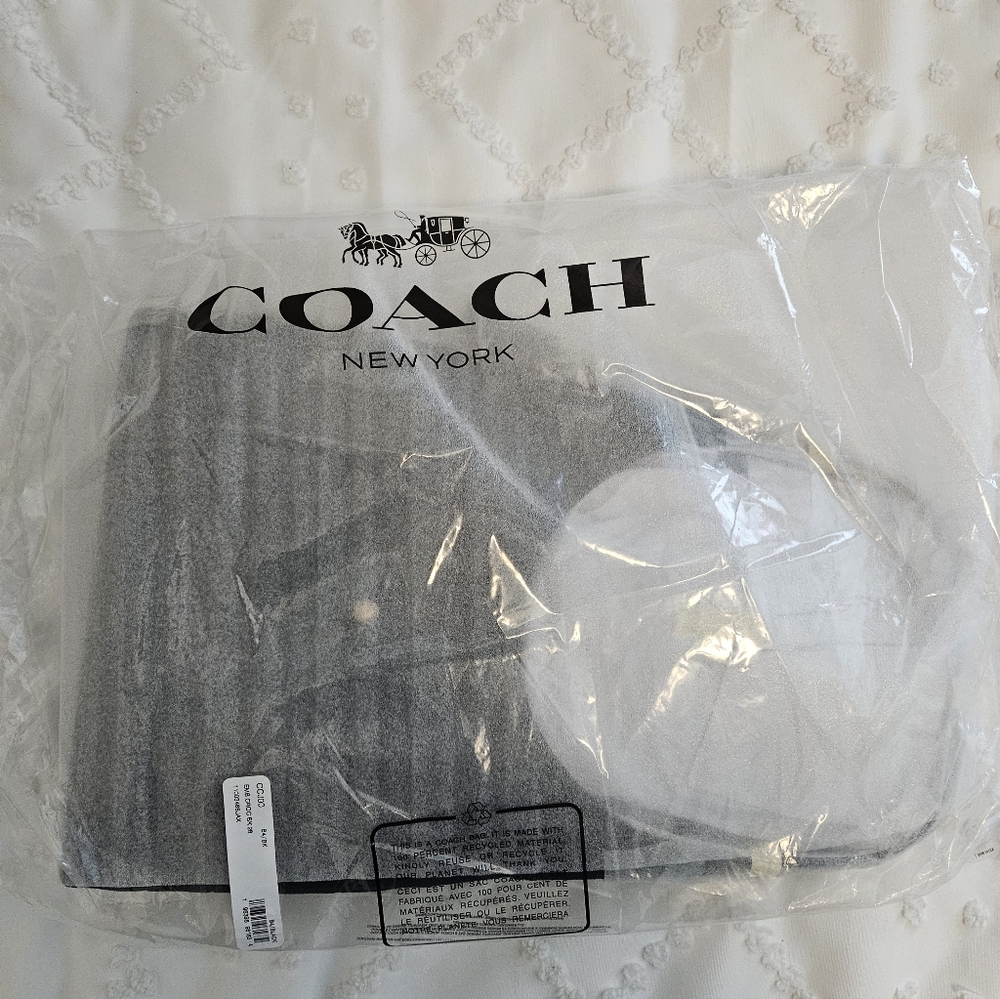 NWT Coach Brooklyn 28 Croc Embossed Suede - Picture 10 of 16